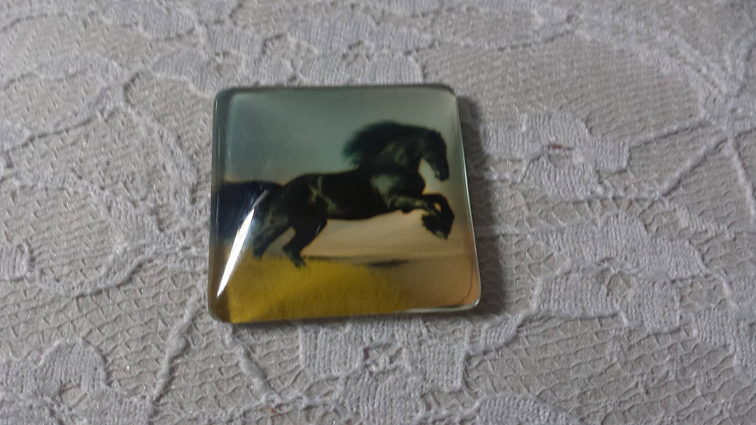 fyrkantig glascabochon 30mm 029 