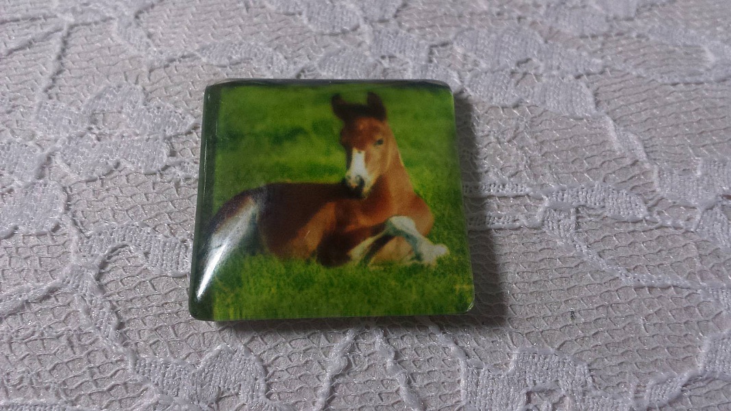 fyrkantig glascabochon 30mm 028 