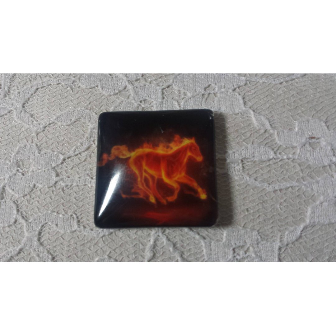 fyrkantig glascabochon 30mm 006 
