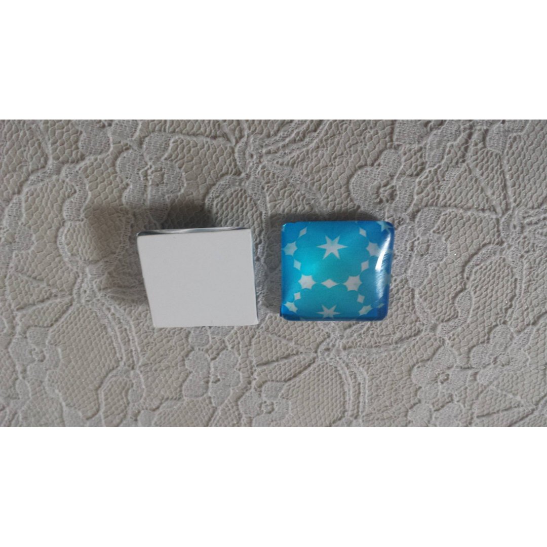 fyrkantig glascabochon 25mm 024 