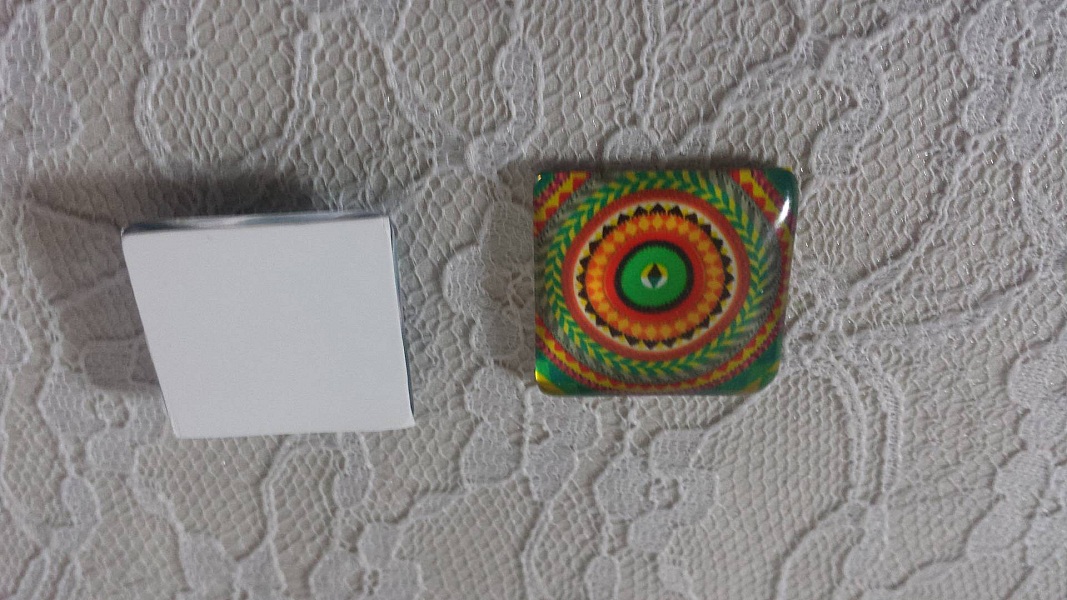 fyrkantig glascabochon 25mm 005 