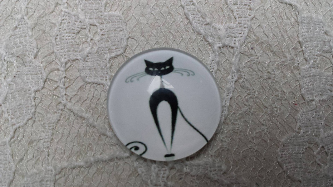 glas cabochon rund 25mm cat 016 