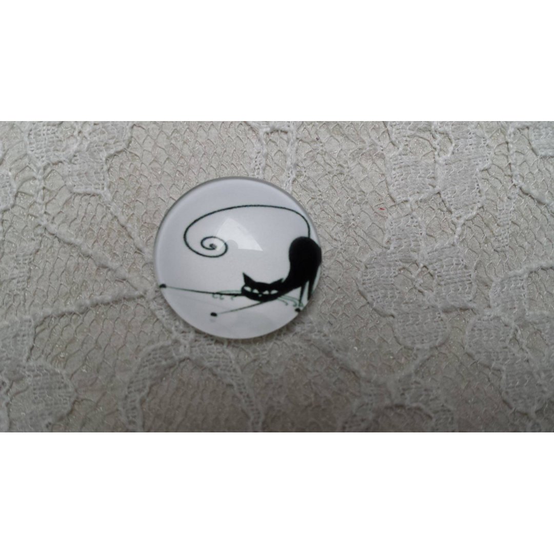 glas cabochon rund 25mm cat 014 