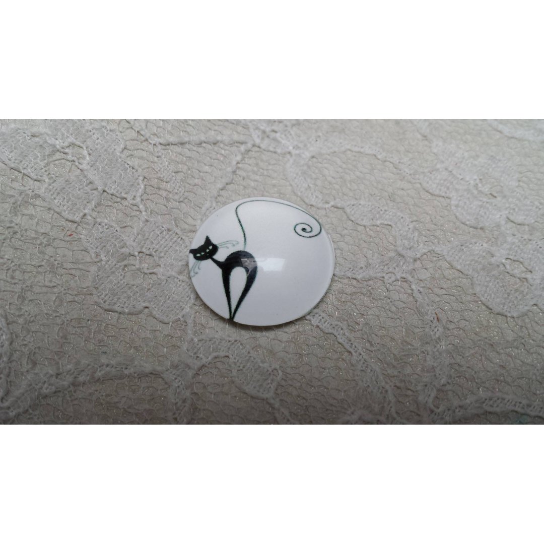glas cabochon rund 25mm cat 006 