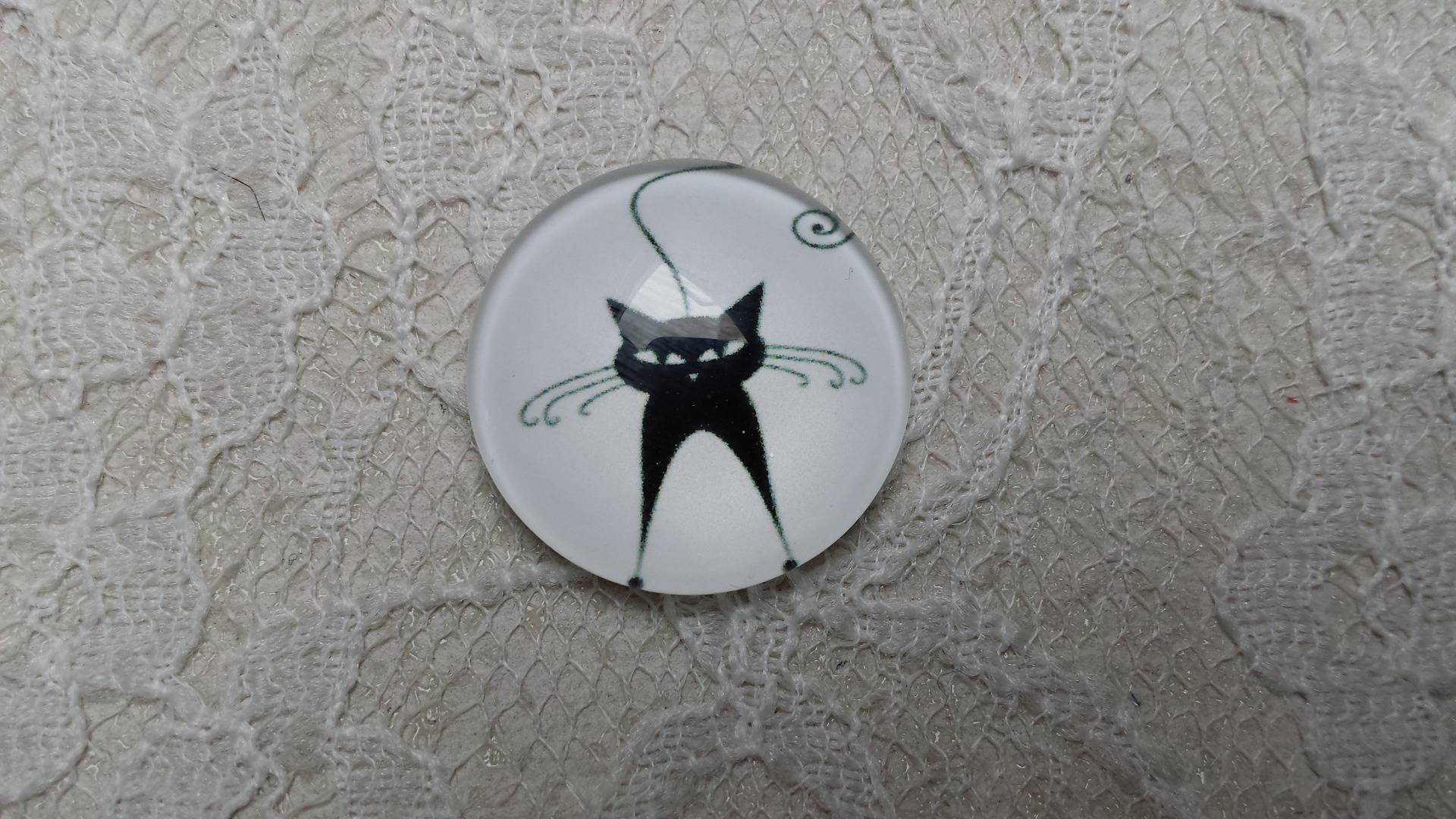 glas cabochon rund 20mm cat 018 
