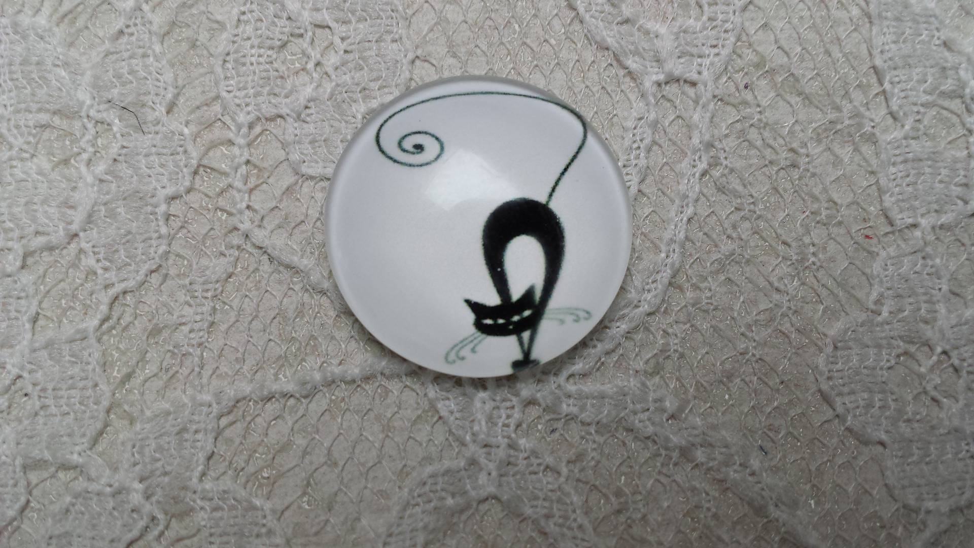 glas cabochon rund 20mm cat 015 