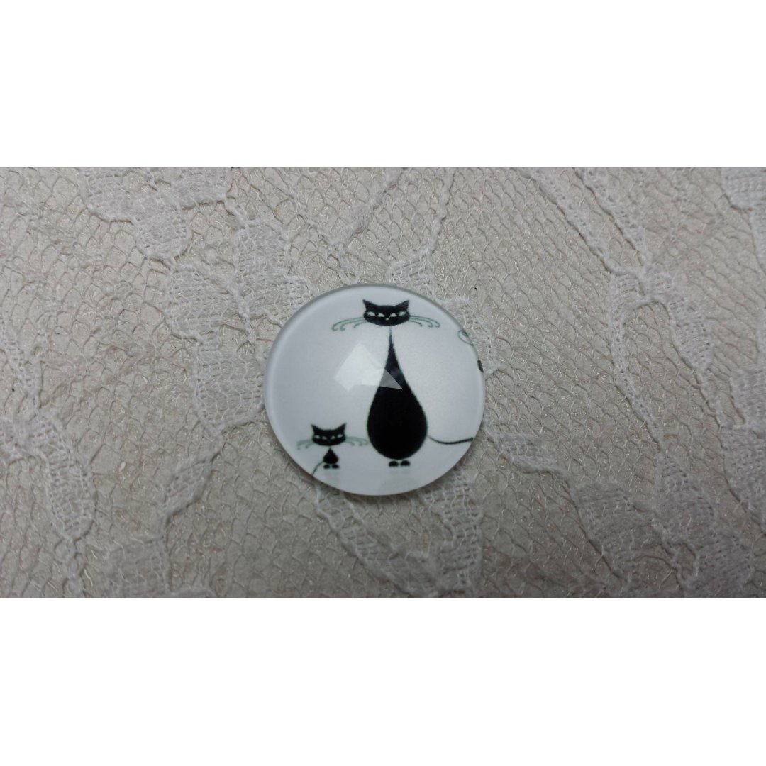glas cabochon rund 20mm cat 007 