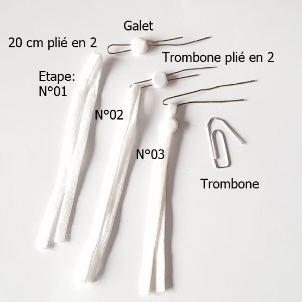 kit 20 elastiska band med vit sladd och justerbart spänne för mask...