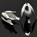 Skål i järnlegering Silver Flower x 200