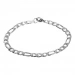 Armband N°02 i 304 rostfritt stål, 21 cm