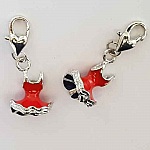 Klänning charm N°01 per 2 stycken