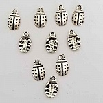 Beetle charm N°01 x 4