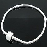 Europeiskt armband med ormkedja 3 mm magnetiserat från 17 till 23 cm