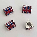 Pearl nr 0004 Tricolour Email Flag Compatible