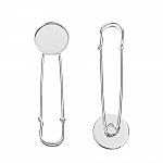 Stifthållare rund cabochon 20 mm x 1 st.