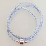 Flätat halsband 58cm N°02