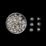 Förpackning med 100 nr 05 örhängespetsar (50 par).