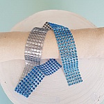 Strassband N°04 Turquoise Blue per 0,50 cm.