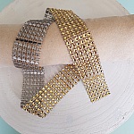 Strassband N°05 Guld per 0,50 cm.