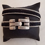 Zamak krokspänne för läder 10 mm