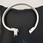 10 mm Dark Cobalt Ball Leather med nickelfri kedja per 20 cm