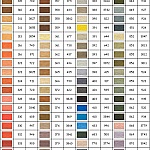 Ankarbroderitråd färg 0874