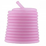 1 meter Pvc-hålig sladd 6,5 mm violett rosa