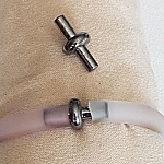 Metallpistolspänne för ihålig PVC-sladd 6,5 mm