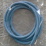 1 meter Pvc Hollow Cord 4 mm Turquoise Pastell