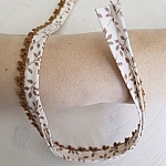 Multi-blomma och spets Bias Ribbon N°05