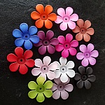 15 sorterade blommor av tusensköna blommor