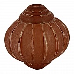 Pearl Lucite Lampion form Striated Chocolate