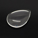 Cabochon Drop 13 x 18 mm i klart glas N°24