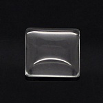 Cabochon Square 15 x 15 mm i klart glas N°26