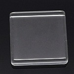 Cabochon Square 25 x 25 mm i transparent kakelglas N°29