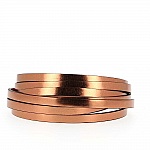 Läder Antic metallspegel 10 mm x 20 cm