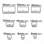 20 spännen 35 x 8 mm Silver