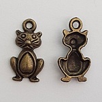 Katt charm N°19 X 10 stycken