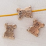 Hund charm N°15 x 5 stycken.