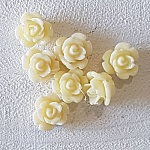 Syntetisk blomma 09 mm N°01-02 Ivory