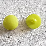 Fantasiknappar för barn och spädbarn Platt facetterat mönster nr 05-04 Grön