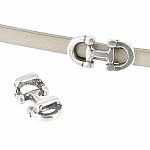 5 mm Zamakgenomföring N°01 Silver