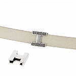 10 mm Zamak Passage N°17 Silver