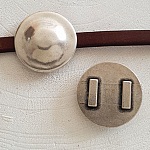 13 mm Zamakgenomföring N°14 Silver