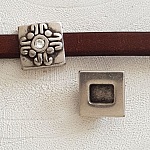 13 mm Zamak nr 17 silvergenomföring