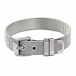 Rostfritt stål armband 10 mm Silver