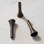 Spiralformad kotte N°02 X 2 stycken koppar.