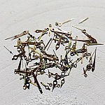 Clock Needle Charm - brons färg charm - steampunk