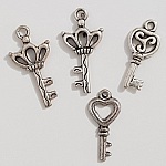 Nyckel Charm N°34 Silver lot av 4 stycken