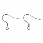 Örhängehållare Rostfritt stål krok N°05 x 1 par